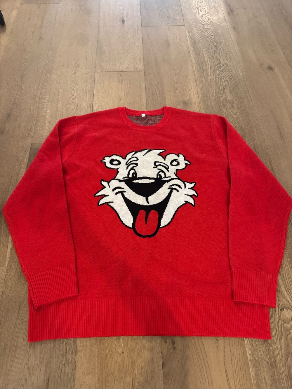 ICEE Red Men's Crewneck Sweater